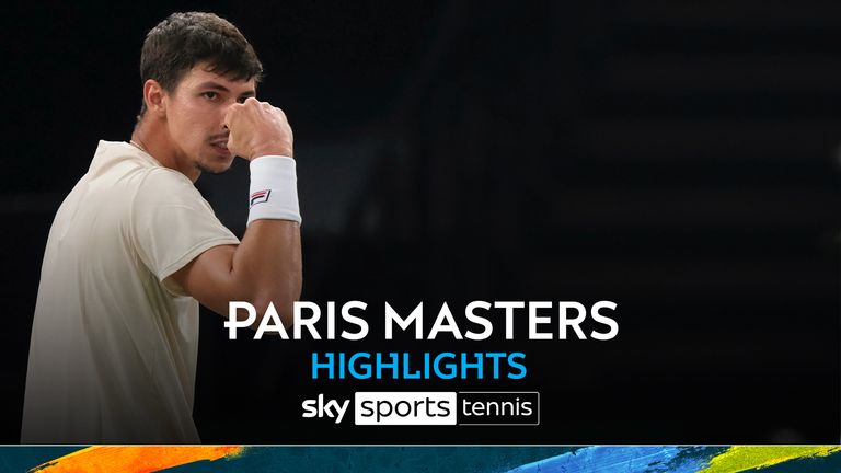 Alexei Popyrin vs Daniil Medvedev  | Paris Masters highlight