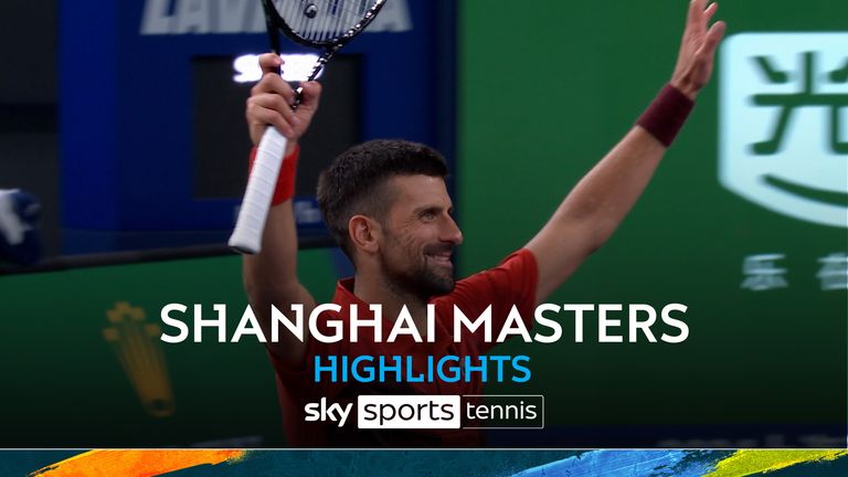 Highlights of the round 16 match between Roman Safiullin and Novak Djokovic at the Shanghai Masters.