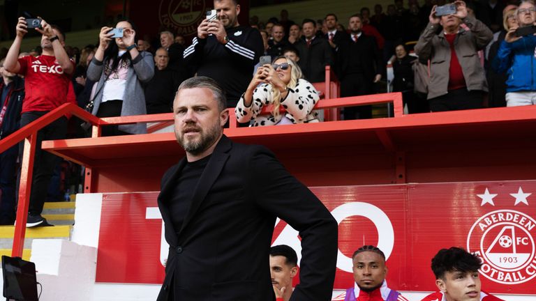 Aberdeen Manager Jimmy Thelin 