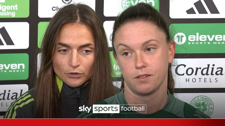 Celtic head coach Elena Sadiku says they are treating their Women's Champion's League clash against Twente just like 'a normal game',  while defender Kelly Clark says they will do their best to 'put on a performance'