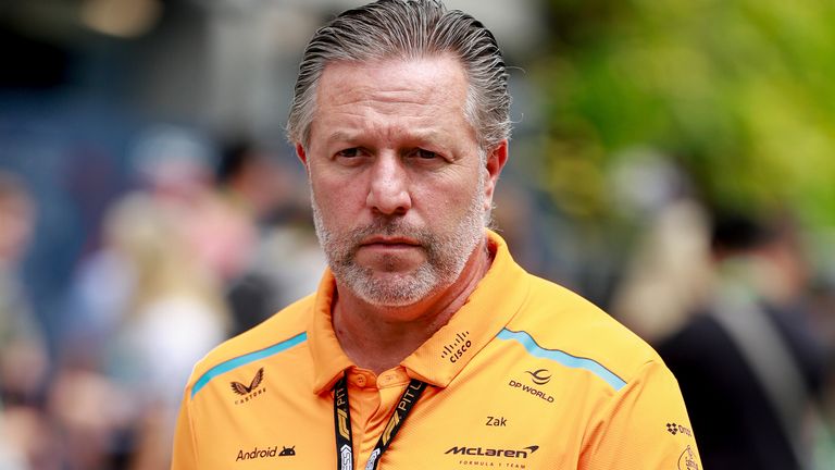 McLaren chief executive Zak Brown