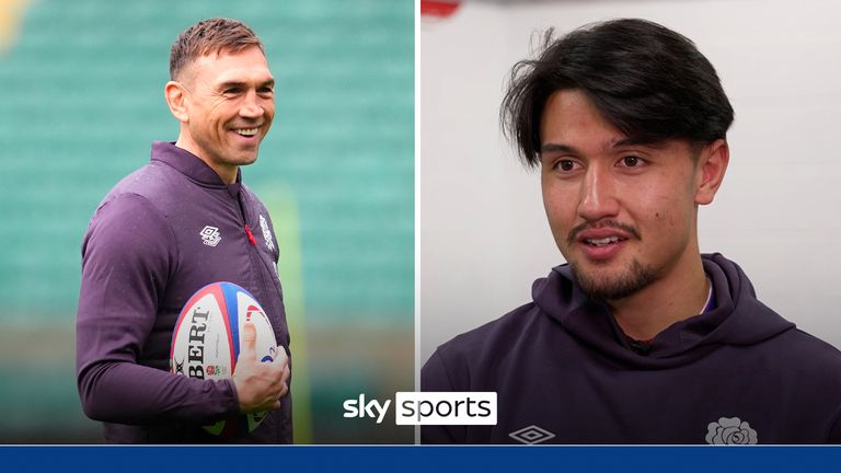 England skills coach Kevin Sinfield during a training session at the Allianz Stadium in Twickenham, London. Picture date: Tuesday October 8, 2024.