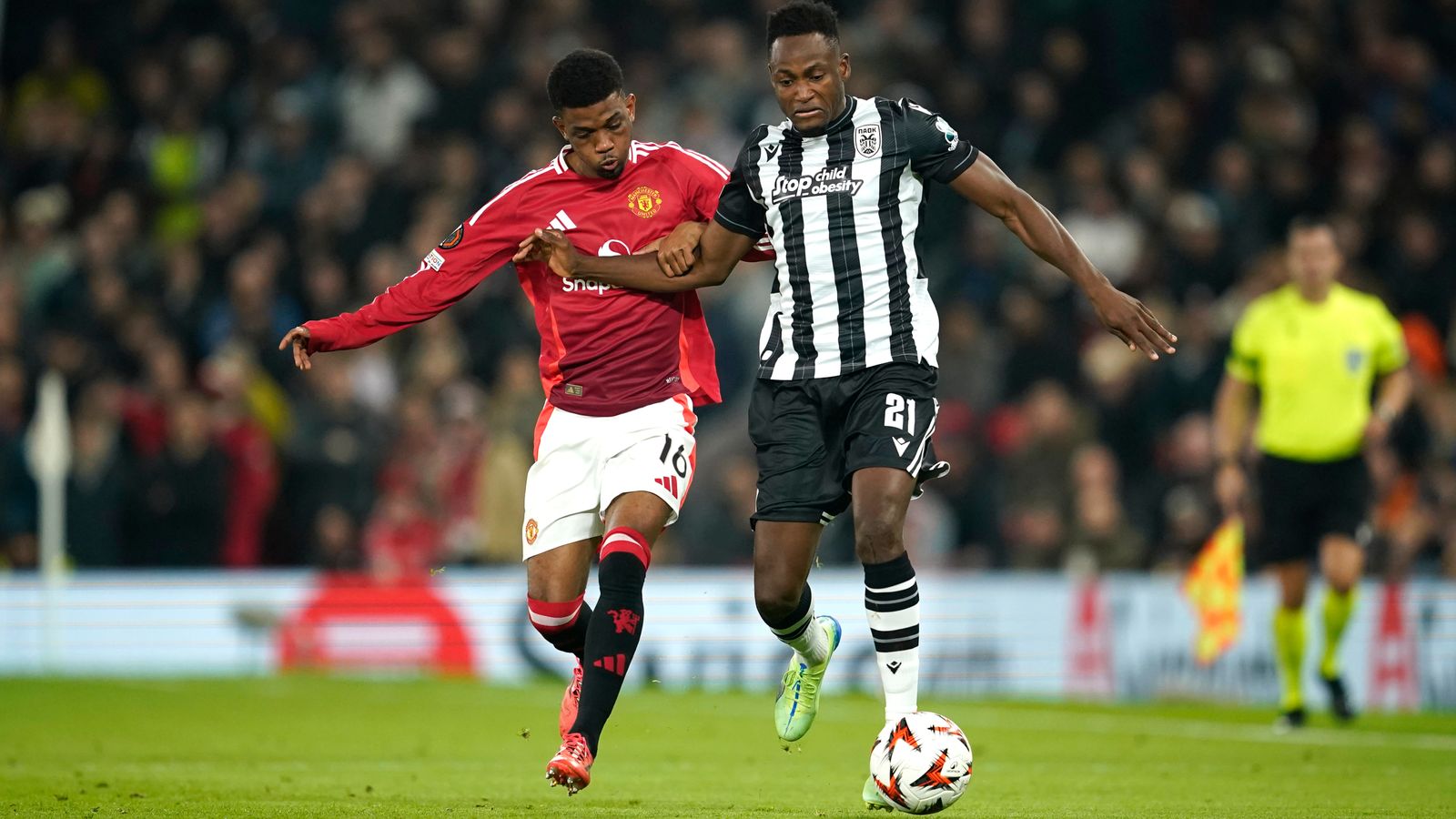 Manchester United 2-0 PAOK: Amad Diallo Scores Twice As Ruud Van ...