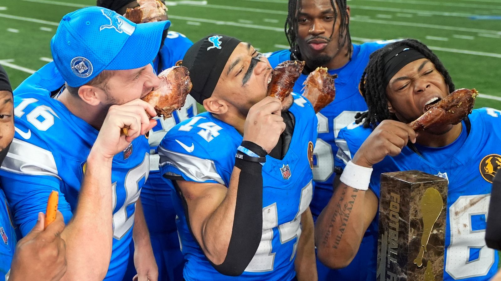 NFL 2024 Thanksgiving results and highlights: Detroit Lions survive Chicago Bears scare as Dallas Cowboys beat New York Giants