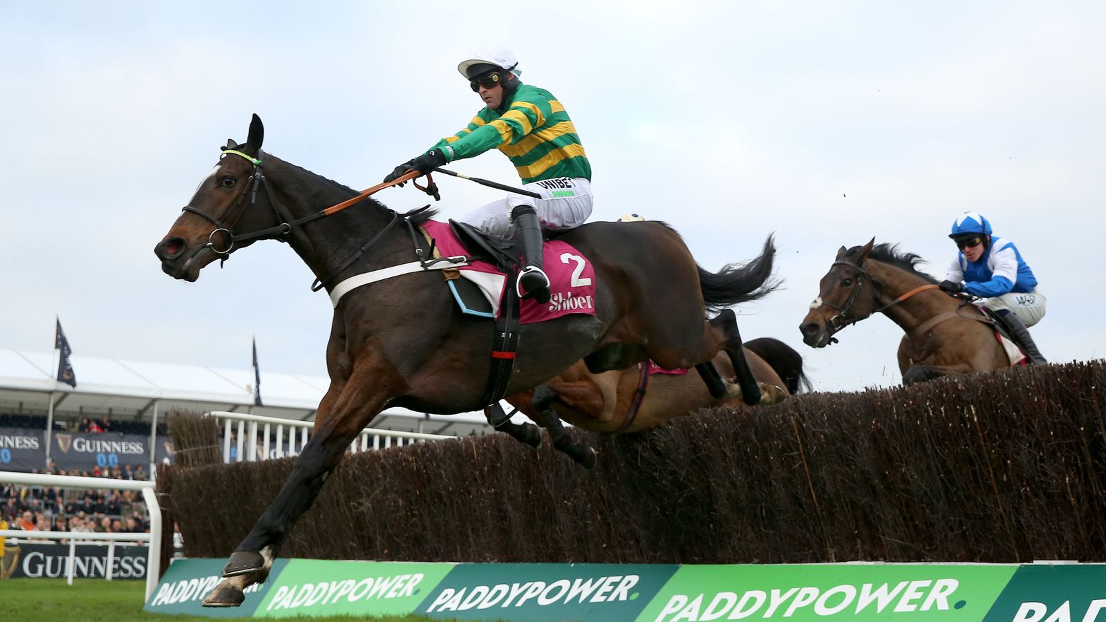 Businesslike Jonbon makes it back-to-back Shloer Chase victories at Cheltenham