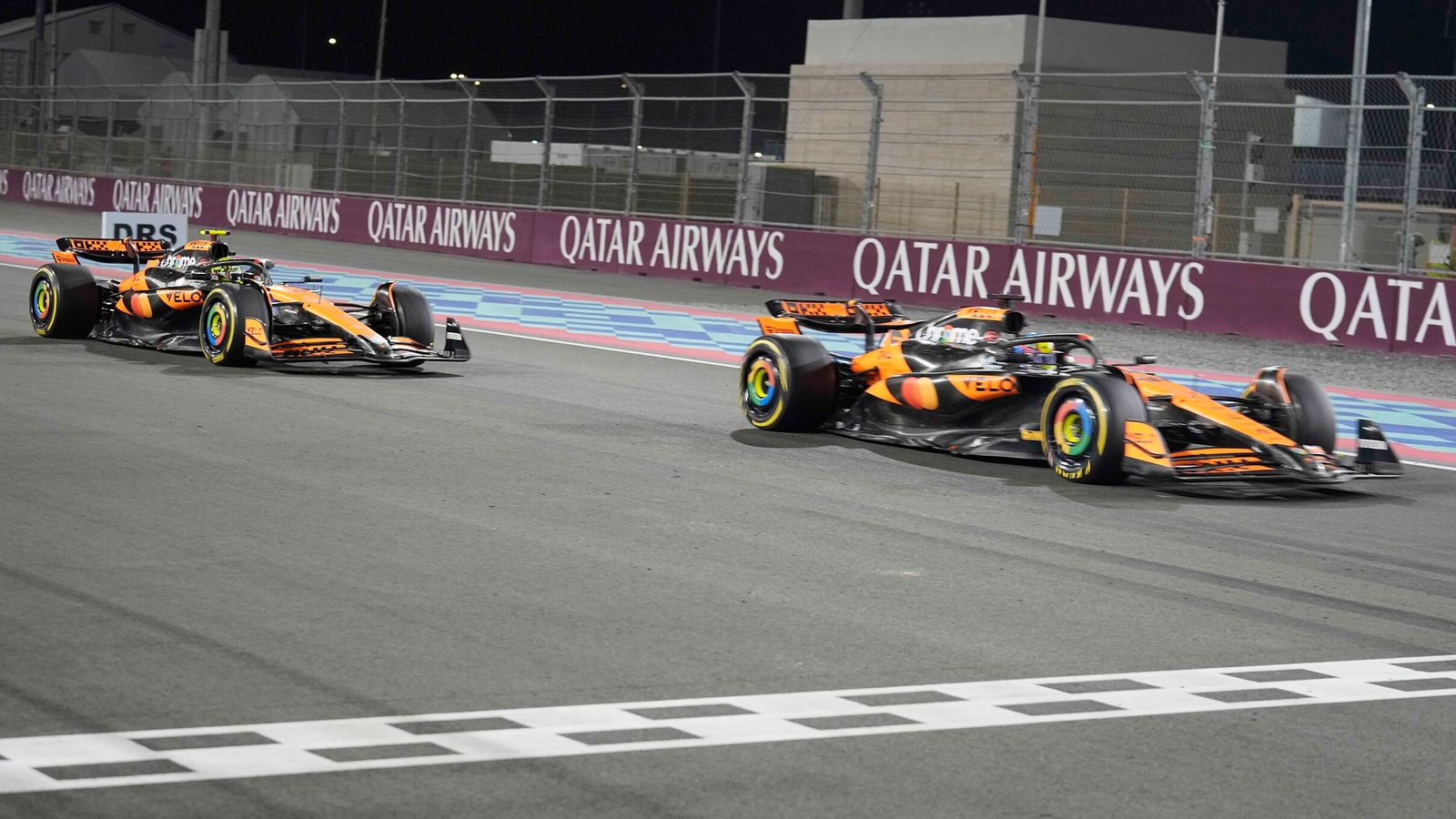 Qatar GP Sprint: Lando Norris lets Oscar Piastri through in final straight as McLaren seal one-two | F1 News