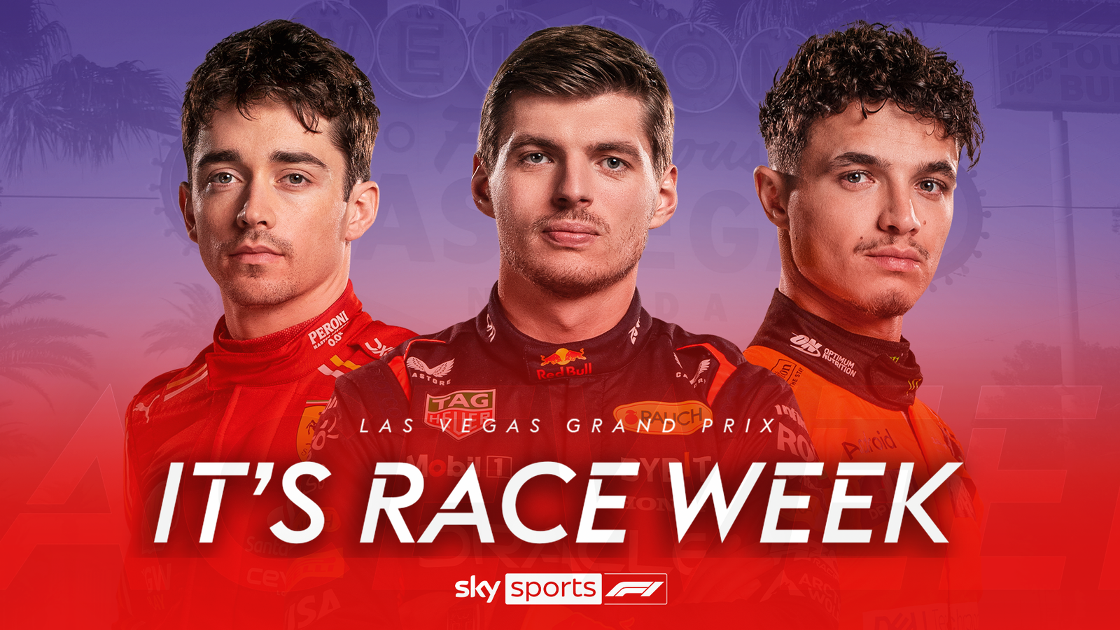 Las Vegas GP schedule: UK time, when to watch F1 weekend live on Sky Sports as Max Verstappen aims to seal title