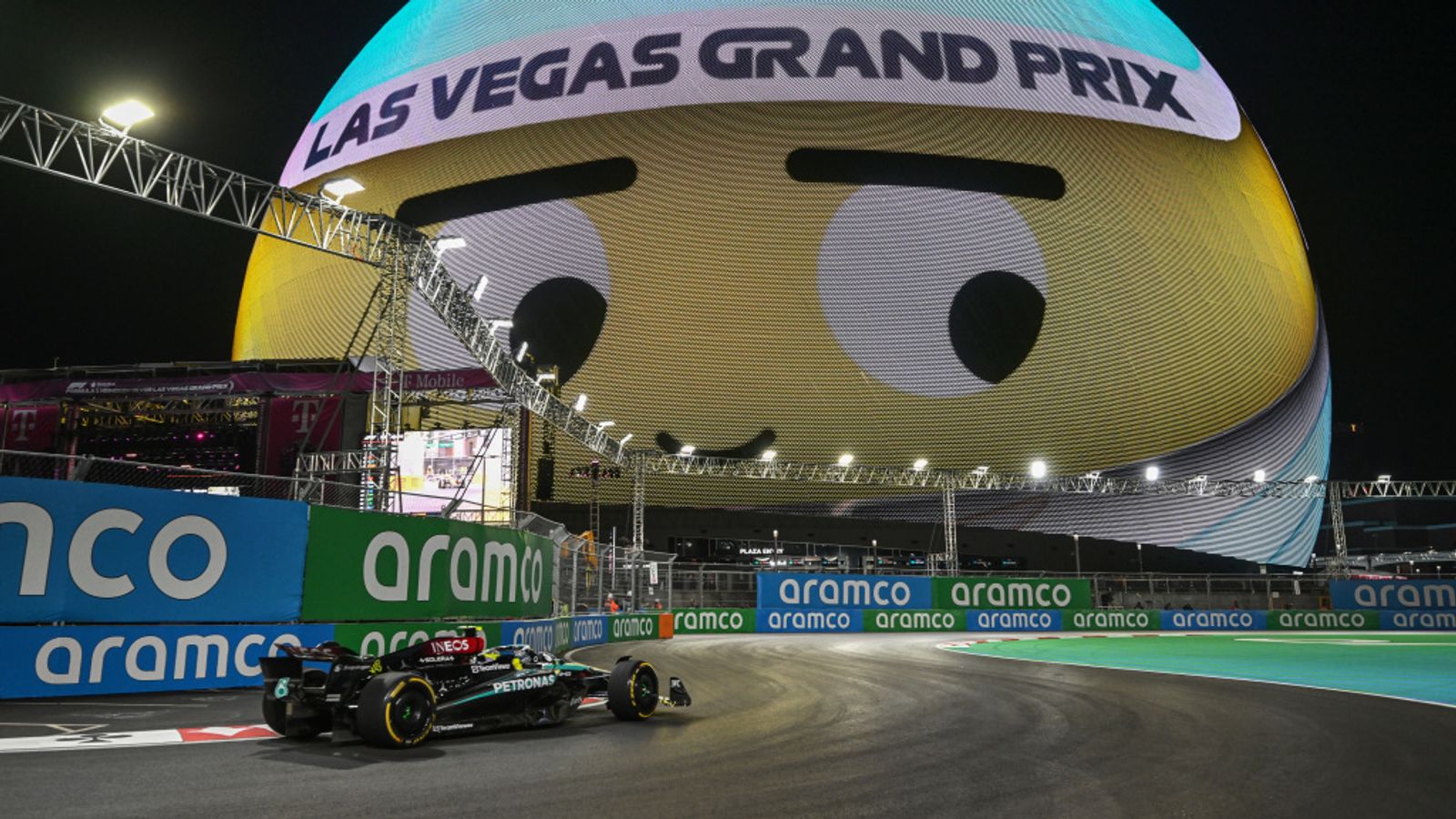 GP de Las Vegas: Lewis Hamilton encabeza la primera práctica de su compañero de equipo en Mercedes, George Russell, con Lando Norris tercero | Noticias F1