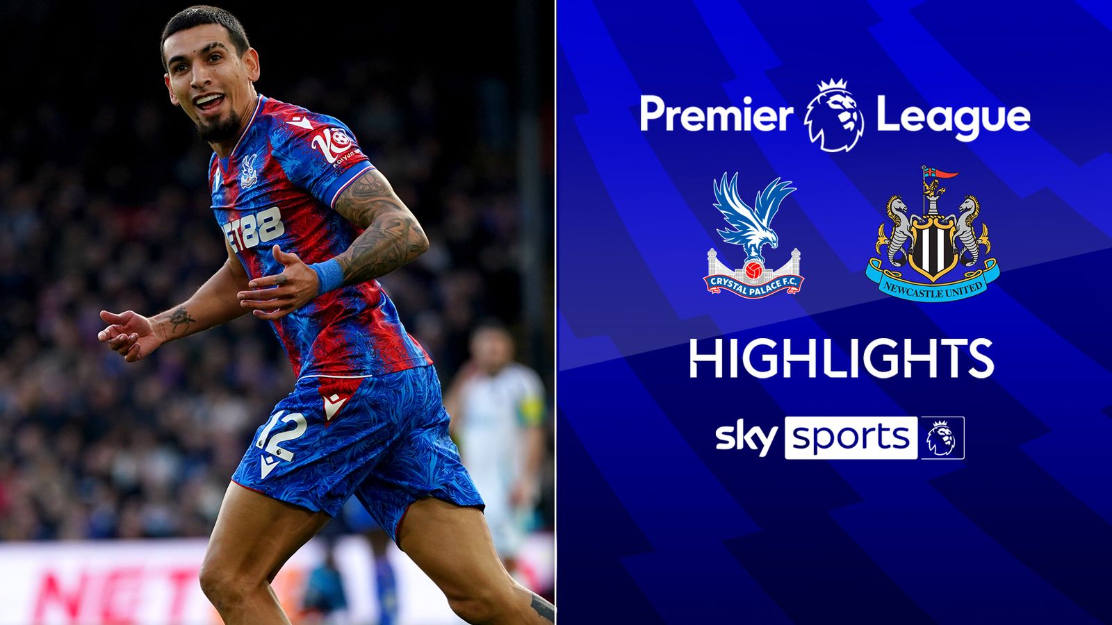 C Palace 1 - 1 Newcastle - Match Report & Highlights