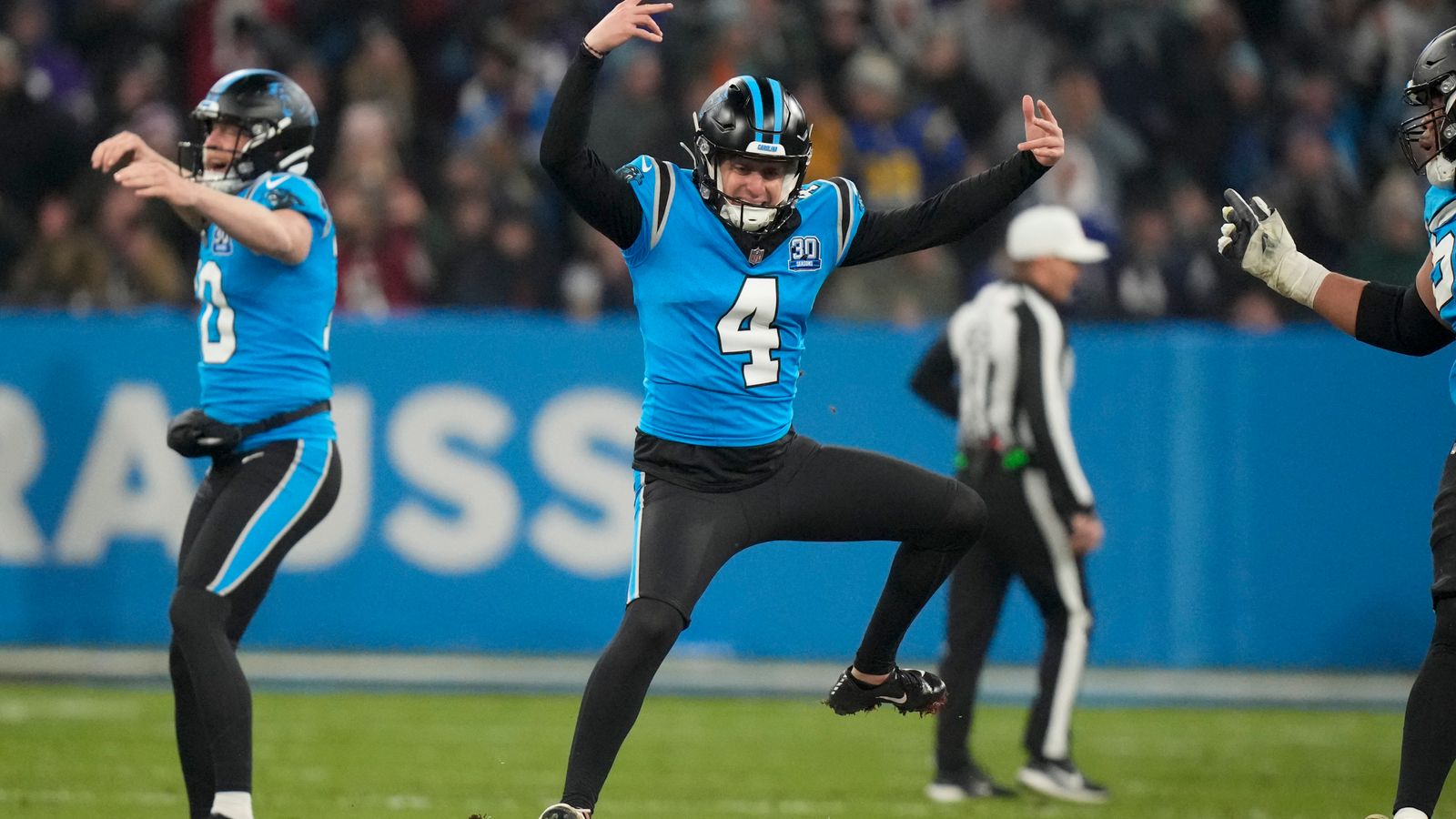 NFL 2024 Munich game: Carolina Panthers beat New York Giants in overtime after disastrous Tyrone Tracy fumble