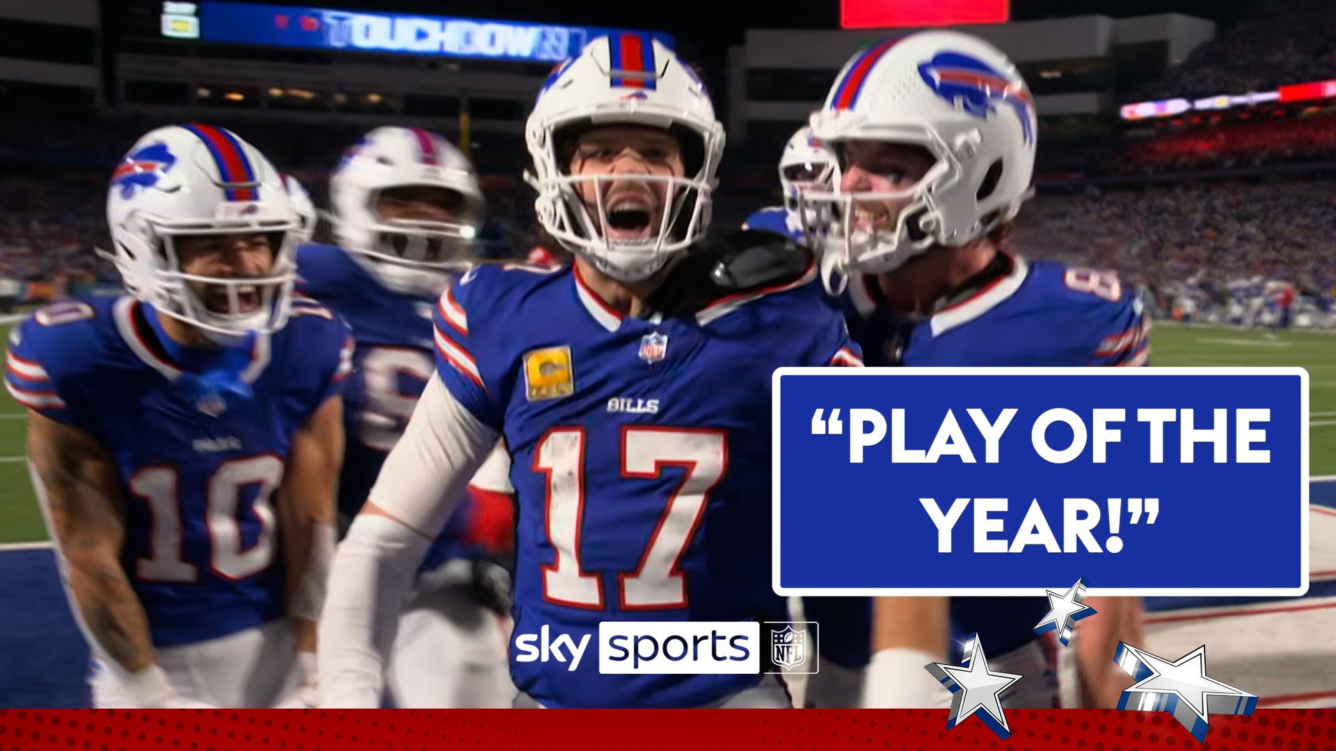 'PLAY OF THE YEAR!' | Allen puts Bills on brink vs Chiefs with sensational TD!