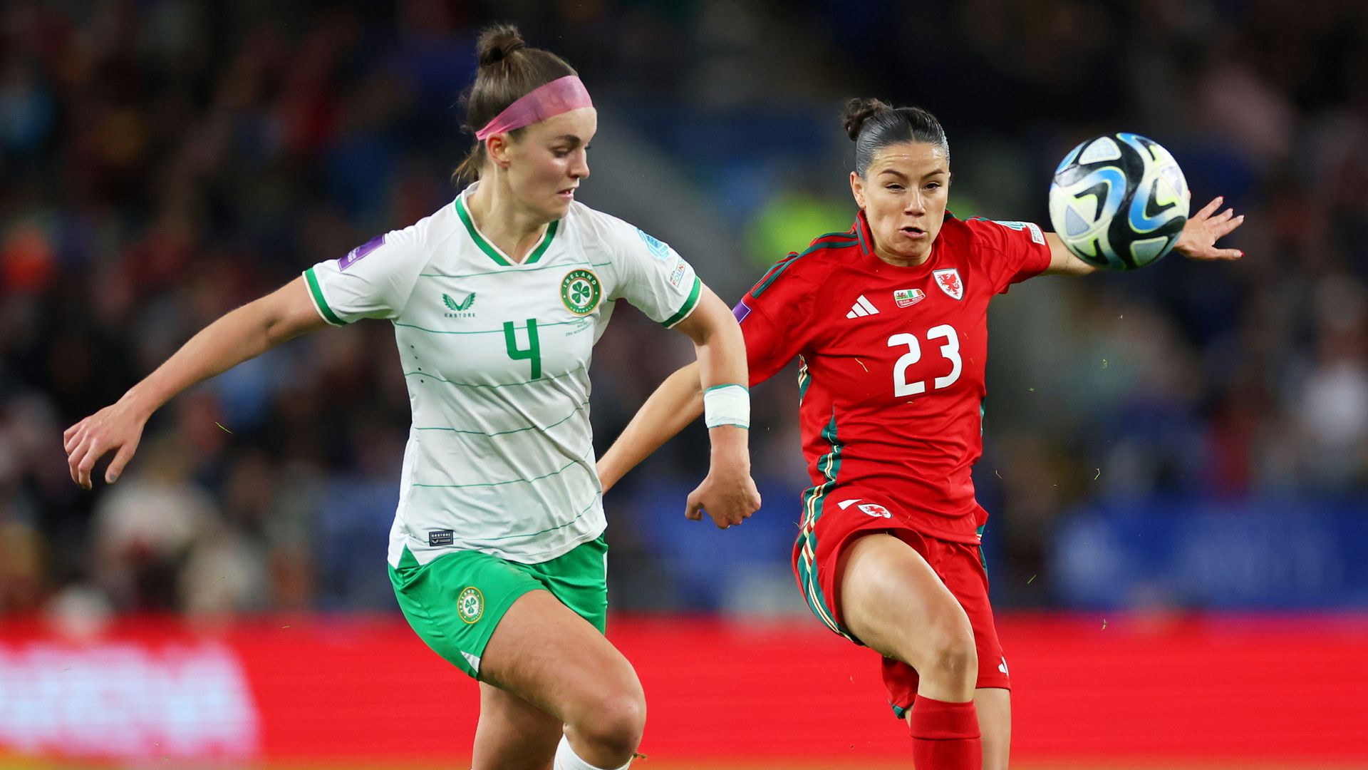 Wales and Ireland set up tense Euros play-off second leg after Cardiff draw