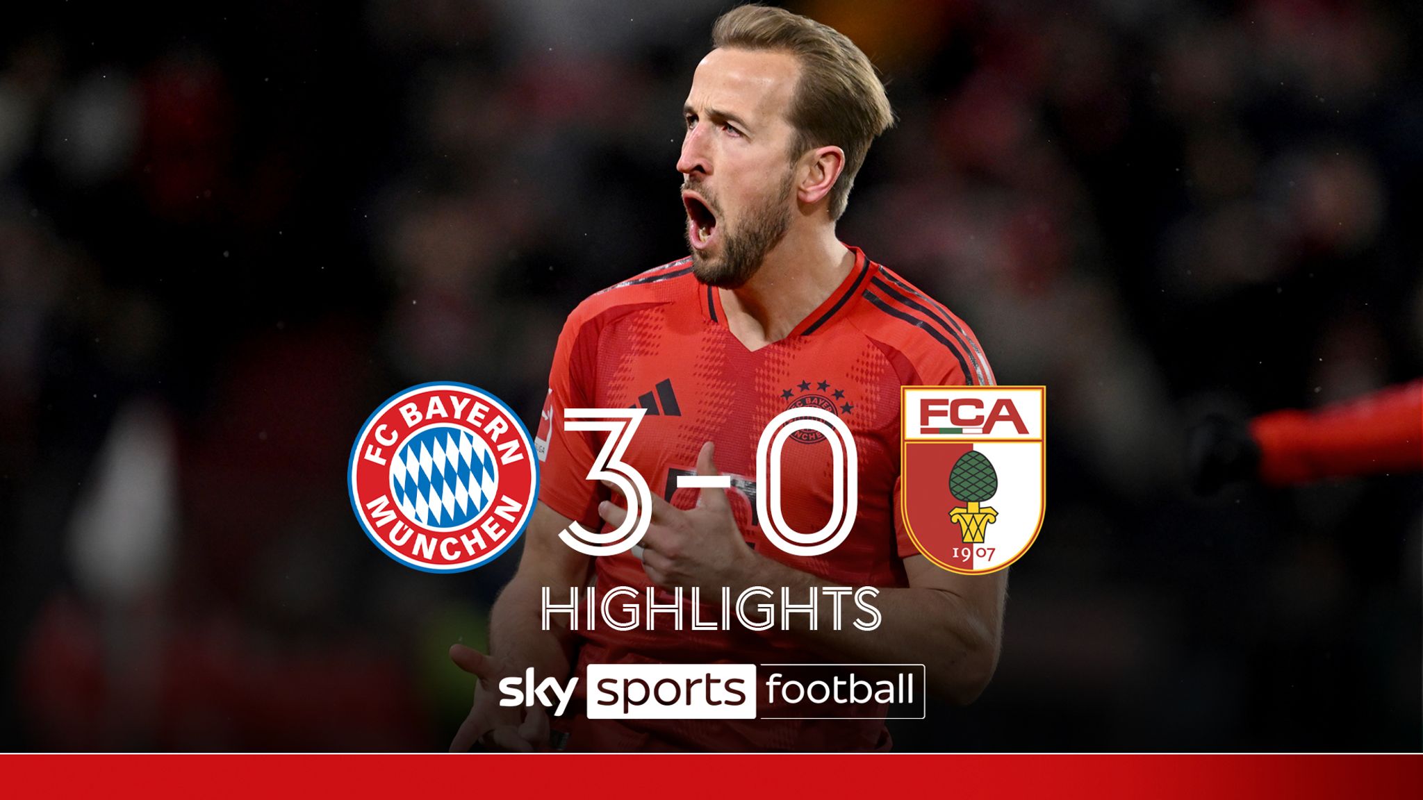 Highlights of the Bundesliga match between Bayern Munich and FC Augsburg. Highlights of the Bundesliga match between Bayern Munich and FC Augsburg.