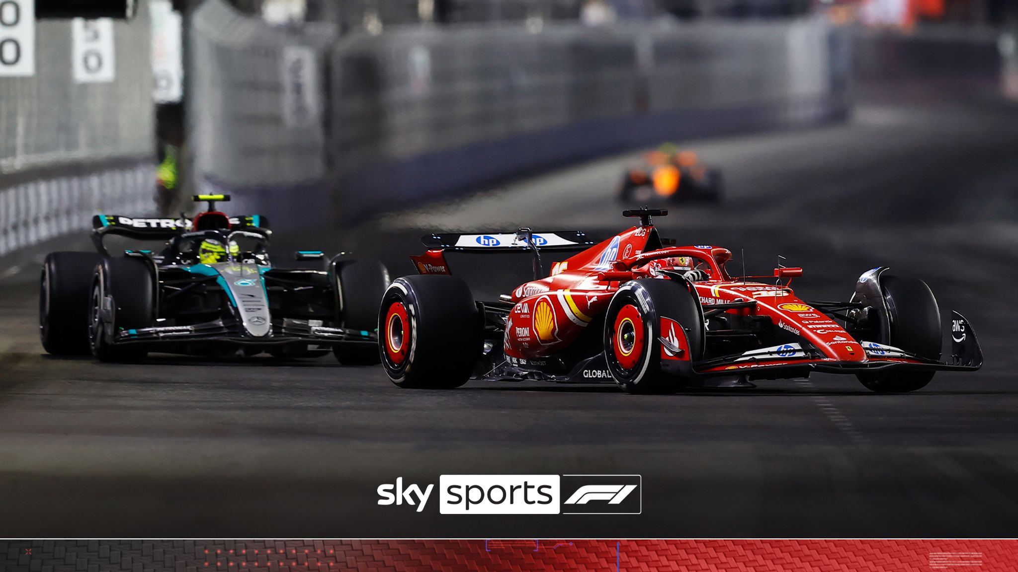 Qatar GP: Lewis Hamilton and Charles Leclerc go wheel to