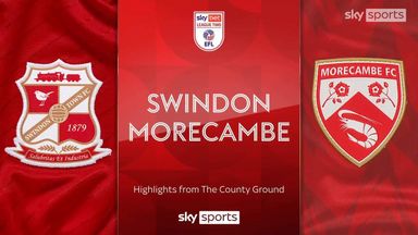 Swindon 2-3 Morecambe 