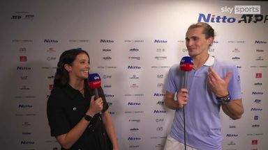 Zverev to Robson: 'You make me nervous... the most awkward interview I've had!'