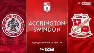 Accrington 2-2 Swindon 