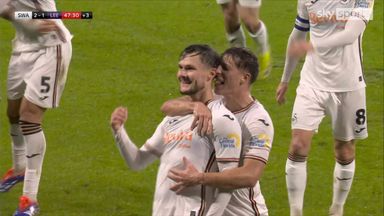 Swansea retake lead through Cullen strike