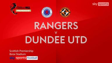 Rangers 1-1 Dundee Utd