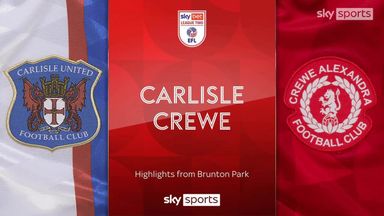 Carlisle 1-1 Crewe