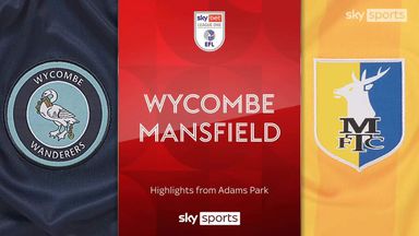 Wycombe 1-0 Mansfield Town