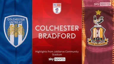 Colchester 1-1 Bradford