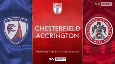 Chesterfield 0-3 Accrington Stanley