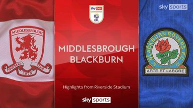 Middlesbrough 0-1 Blackburn