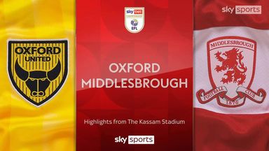 Oxford 2-6 Middlesbrough