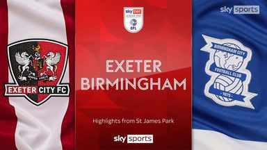 Exeter 0-2 Birmingham