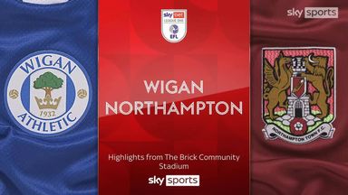 Wigan 2-1 Northampton Town