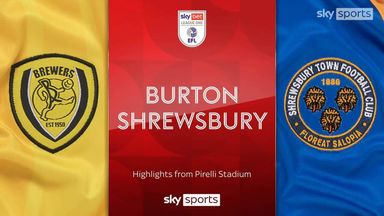 Burton 2-0 Shrewsbury 