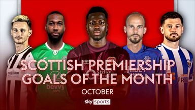 Scottish Premiership goals of the month: October