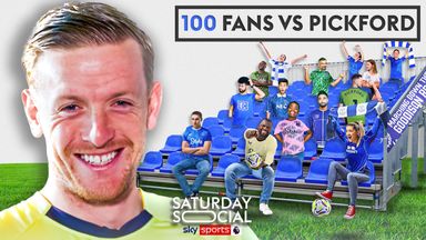 'Sorry Haaland!' | Pickford takes on 100 FANS