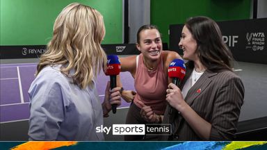 Sabalenka gate-crashes Robson! | 'I hope you're talking about me!'