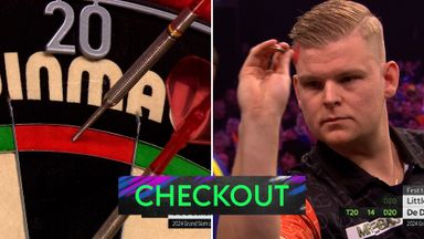 De Decker BREAKS Littler twice with ton plus checkouts!