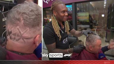 Who has the best hair in the paddock? Slater takes on the Qatar barber's chair