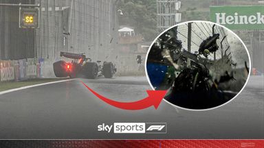 New angles reveal huge impact of Colapinto's red-flagged crash!