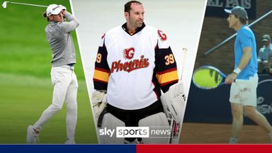 Bale teeing off, Cech on the ice and Kane hitting sixes | Footballers trying different sports