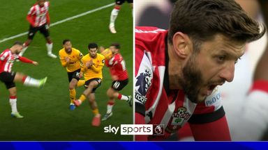 'Lallana takes one in the face!' | Armstrong comically smashes ball into teammate