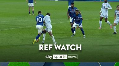 Why did VAR not get involved in Ipswich's penalty appeal against Leicester?