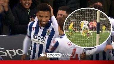 Cheeky! Holgate scores magic backheel for West Brom!