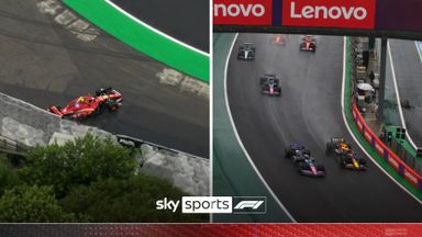 The moment the F1 title was won? Verstappen's perfect restart as Norris goes off track