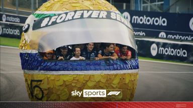 'You can make something out of it' | Vettel creates Senna helmet from litter!