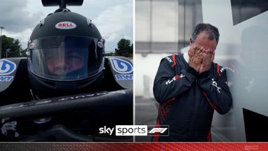 'I'm never doing that again!' | Ted put through his paces before driving F1 car