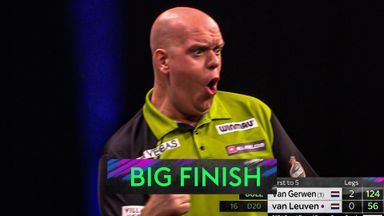 'Irresistible Michael van Gerwen' | MVG hits 124 against Van Leuven