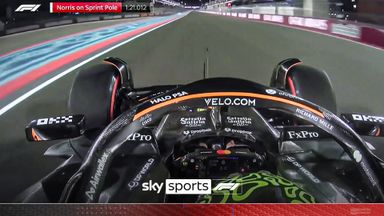 Onboard with Lando as he took Sprint pole in Qatar