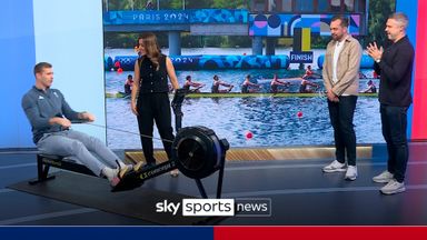 Olympic gold medallist speaks Tokyo redemption...and teaches Sky Sports presenters to row!