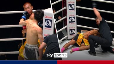 ‘A big left hand sends him down!’ | Naruo marks debut with TKO win