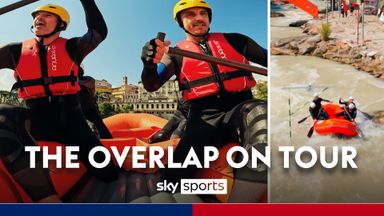 'He's not enjoying it!' | The Overlap take on white water rafting!